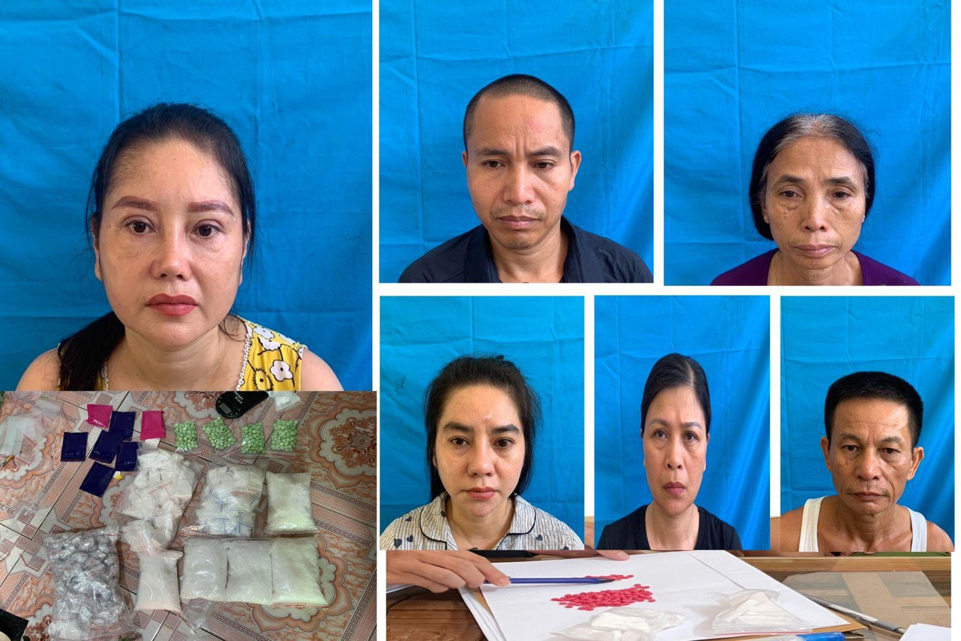 Các đối tượng và tang vật trong vụ án