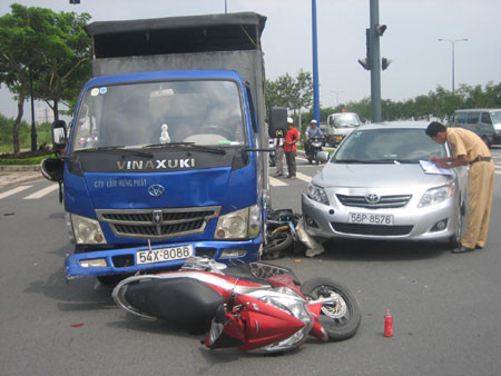 Hiện trường vụ tai nạn