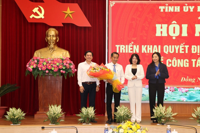 Lãnh đạo HĐND tỉnh chúc mừng tân Phó Bí thư Tỉnh ủy Đồng Nai Thái Bảo