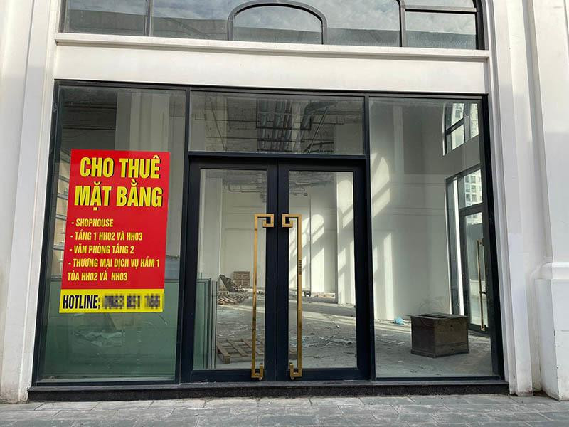 La liệt chung cư treo biển cho thuê tầng 1 (Ảnh:D.A)