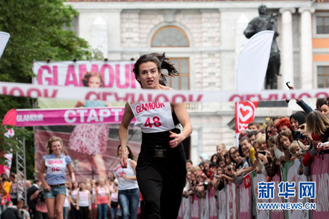 Cô gái quyết tâm giành chiến thắng