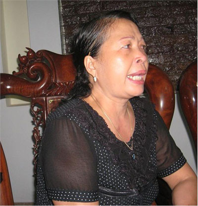 Cô Xe cho biết, vào buổi sáng đã có linh tính mách bảo chuyện chẳng lành đang xảy ra trong ngôi nhà hàng xóm