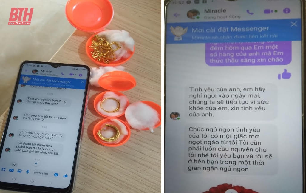 Nội dung tin nhắn của các đối tượng lừa đảo