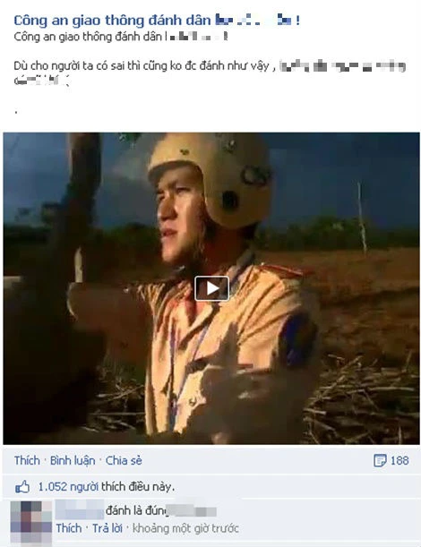  Đoạn clip vừa được tung lên mạng ngày 7/5