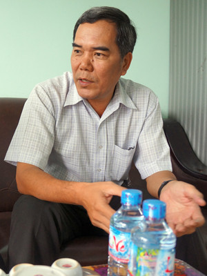 Ông Lê Minh Thuần (Giám đốc BQLDARPH Dầu Tiếng) khẳng định vụ việc do lỗi của giám đốc đời trước