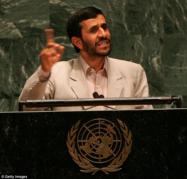 Tổng thống Mahmoud Ahmadinejad phát biểu tại Đại hội đồng Liên Hiệp Quốc ngày 19/9/2006