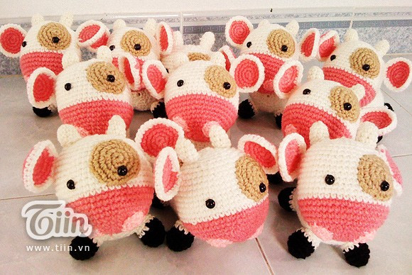 Một sản phẩm thủ công của cô bạn. a