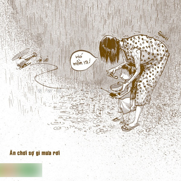 "Ăn chơi sợ gì mưa rơi"! Ở đây thì đúng là "ăn" và "chơi" rồi bạn ạ!.