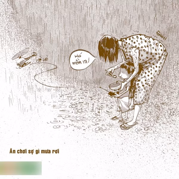 "Ăn chơi sợ gì mưa rơi"! Ở đây thì đúng là "ăn" và "chơi" rồi bạn ạ!.