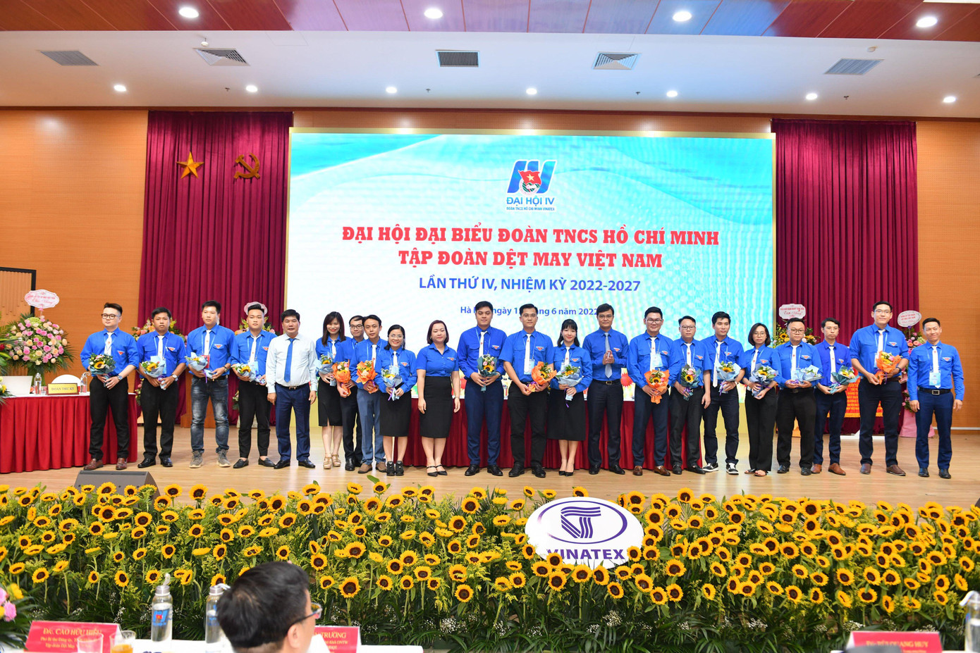 Ban Chấp hành Đoàn Vinatex khóa IV, nhiệm kỳ 2022 - 2027 ra mắt Đại hội