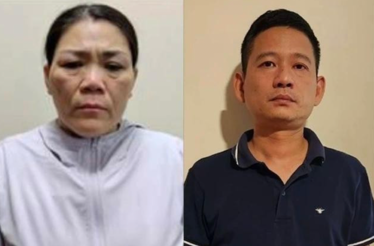 Các bị can Nguyễn Thị Hóa và Lê Xuân Tùng, cựu Chủ tịch kiêm Tổng giám đốc Công ty CP Đầu tư vàng Phú Quý Các bị can Nguyễn Thị Hóa và Lê Xuân Tùng, cựu Chủ tịch kiêm Tổng giám đốc Công ty CP Đầu tư vàng Phú Quý