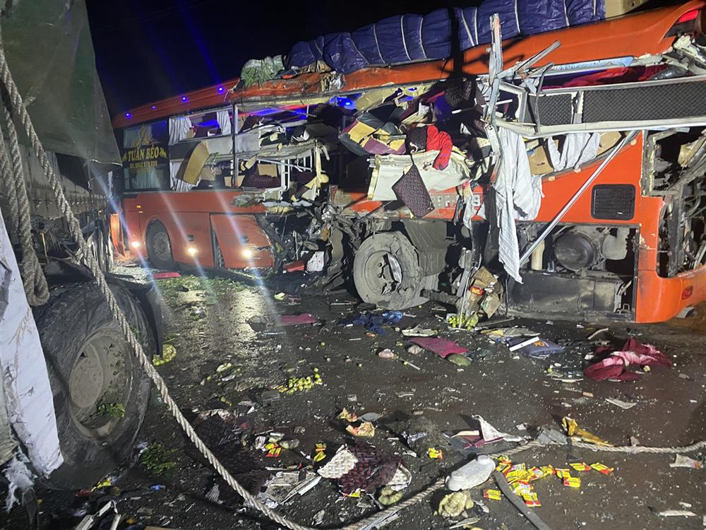 Hiện trường vụ tai nạn.