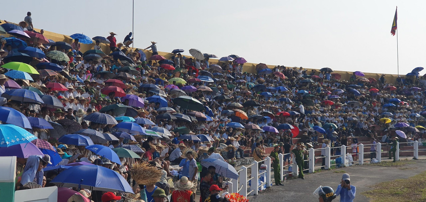 Vạn người chen lấn, xô đẩy xem chọi trâu Đồ Sơn ảnh 5