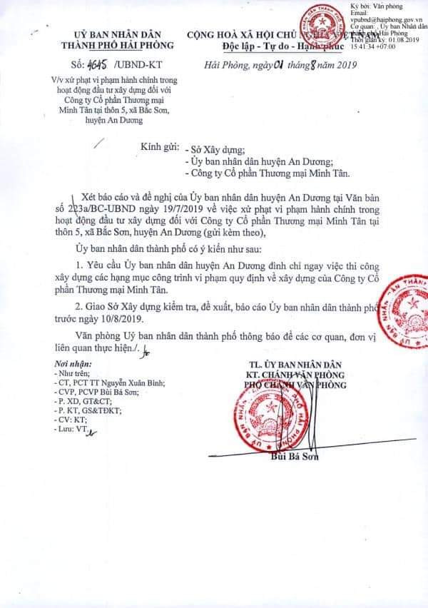 Sập giàn giáo ở Hải Phòng 8 người thương vong: Công trình xây dựng trái phép ảnh 2