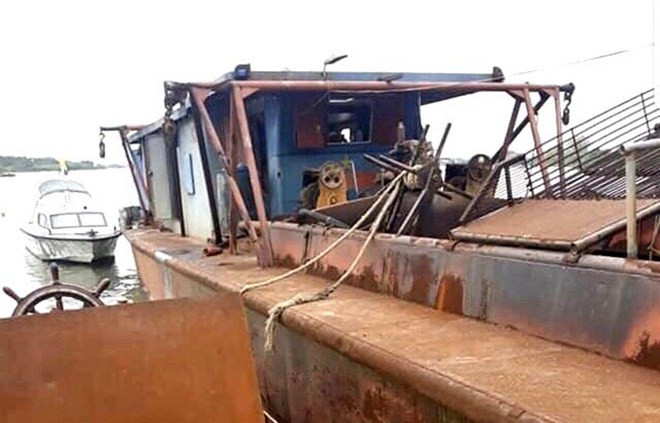 Hy hữu, trộm tàu thủy hơn 400 tấn từ Hải Dương sang Hải Phòng tiêu thụ ảnh 1