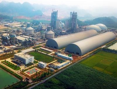 Một góc nhà máy của Công ty TNHH Long Sơn