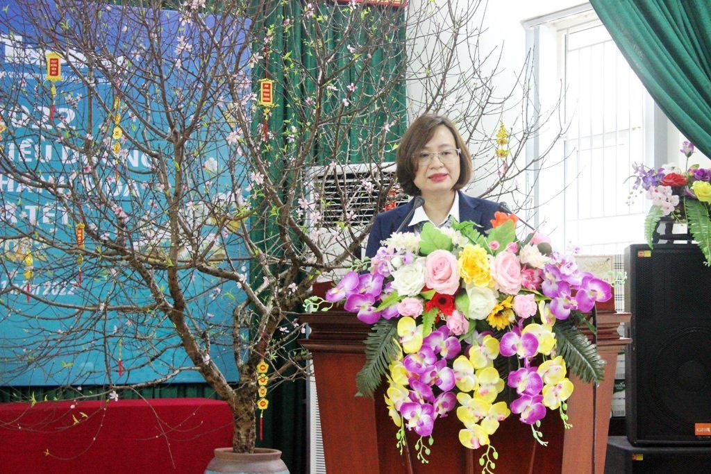 Bà Phạm Thị Thuý Nga, Phó Giám đốc BIDV chi nhánh Thanh Hoá phát biểu