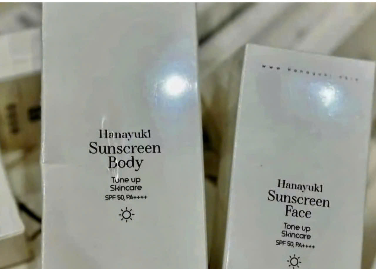 Sản phẩm kem chống nắng Hanayuki Sunscreen Bod được xác định là hàng giả