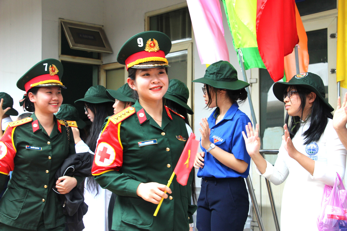 Nữ chiến sĩ khối Quân y Nữ chiến sĩ khối Quân y