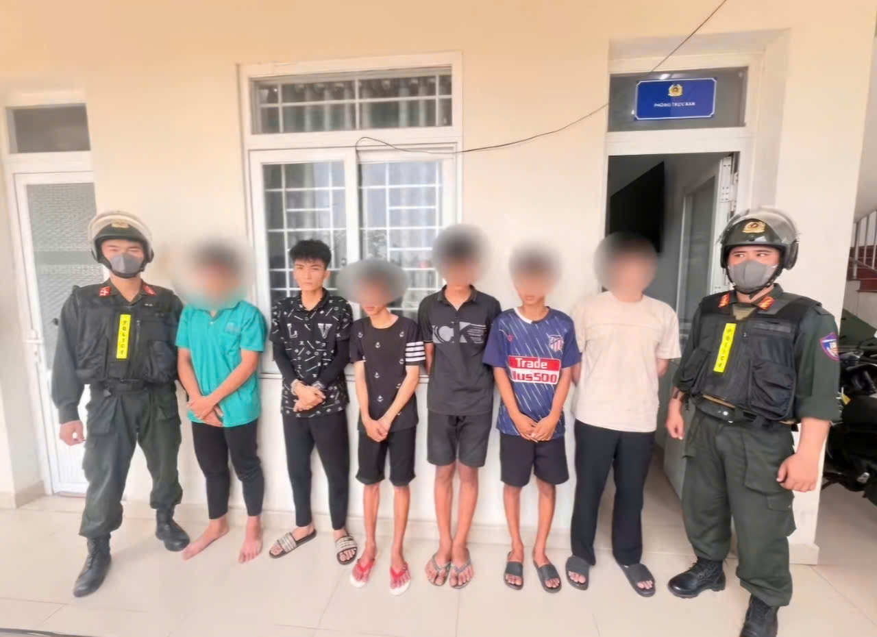 Các đối tượng liên quan trong vụ đánh người gây thương tích