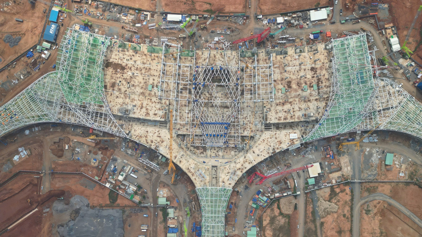 Sân bay Long Thành đang xây dựng Sân bay Long Thành đang xây dựng