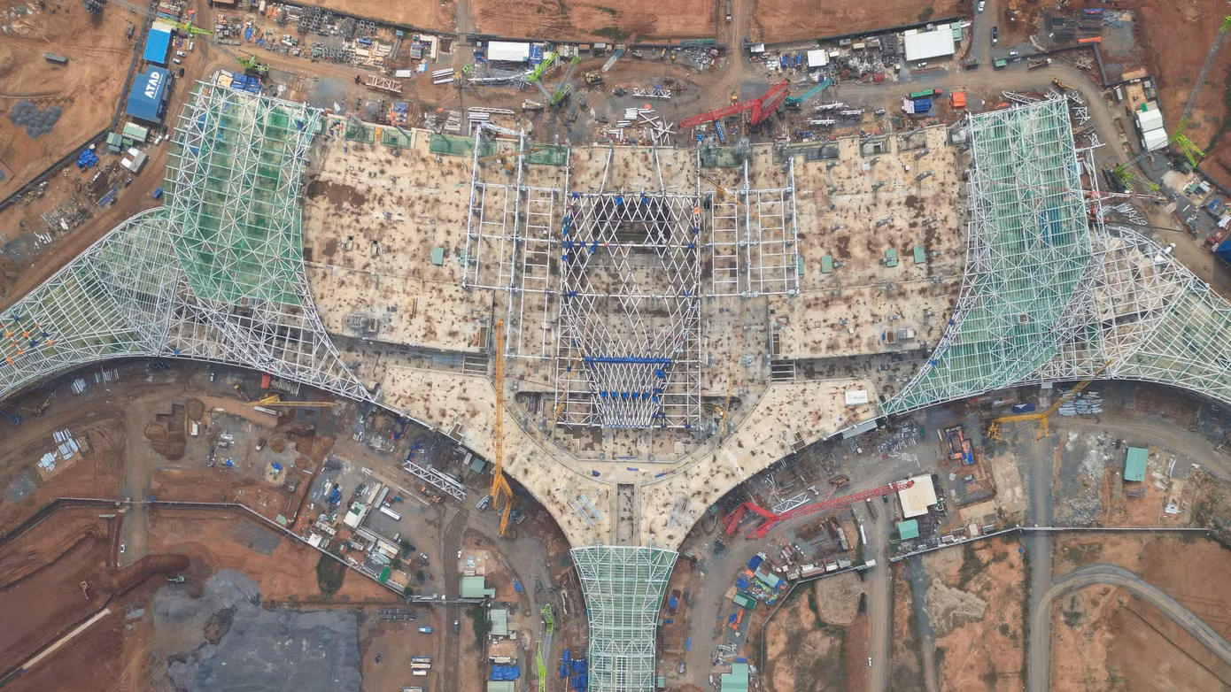 Sân bay Long Thành đang xây dựng