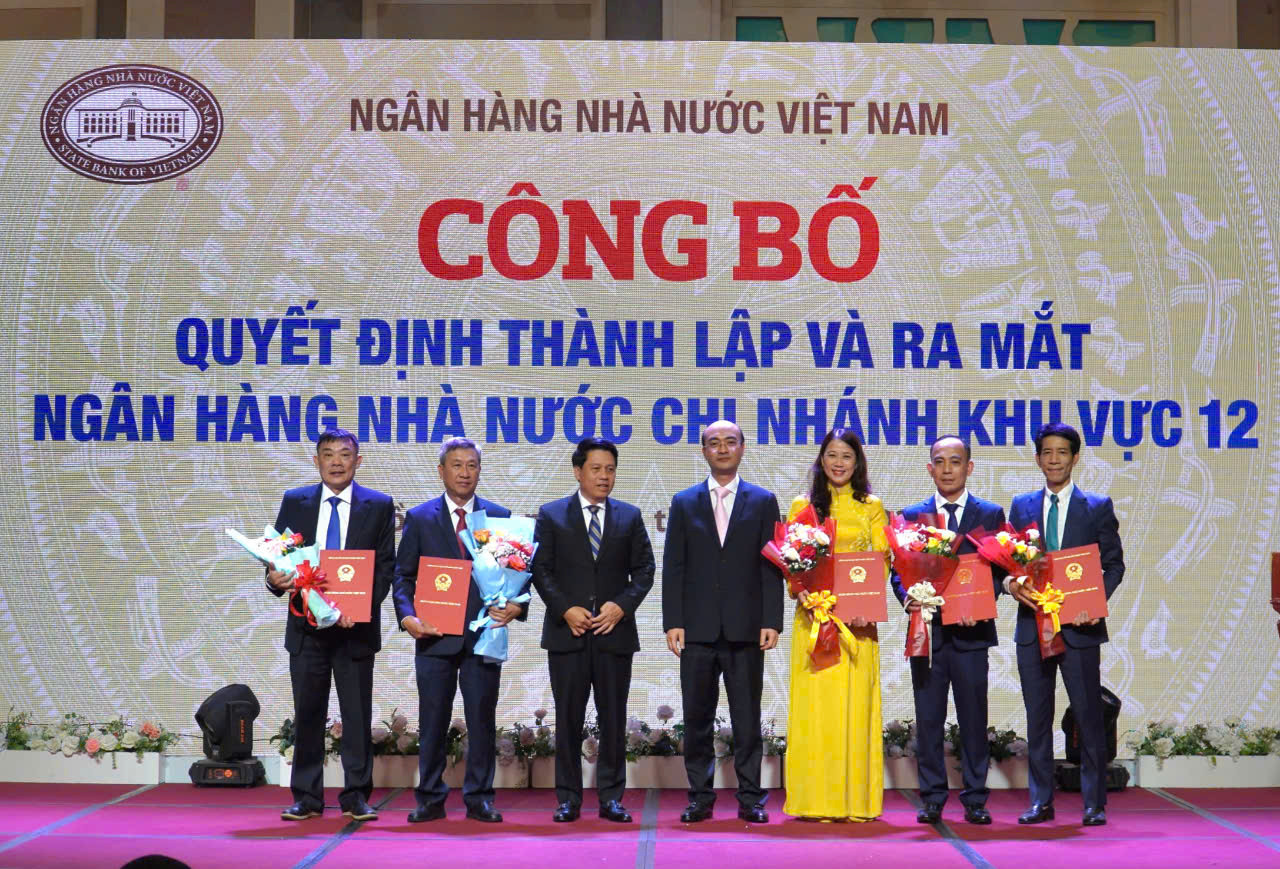 Các nhân sự lãnh đạo NHNN khu vực 12.