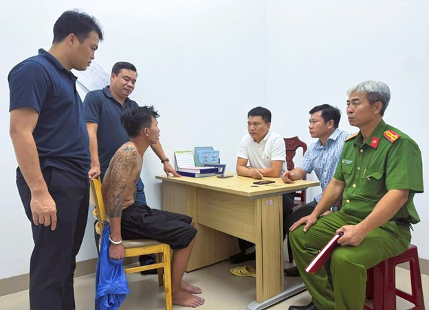 Đối tượng Hoàng Thành Công tại cơ quan điều tra