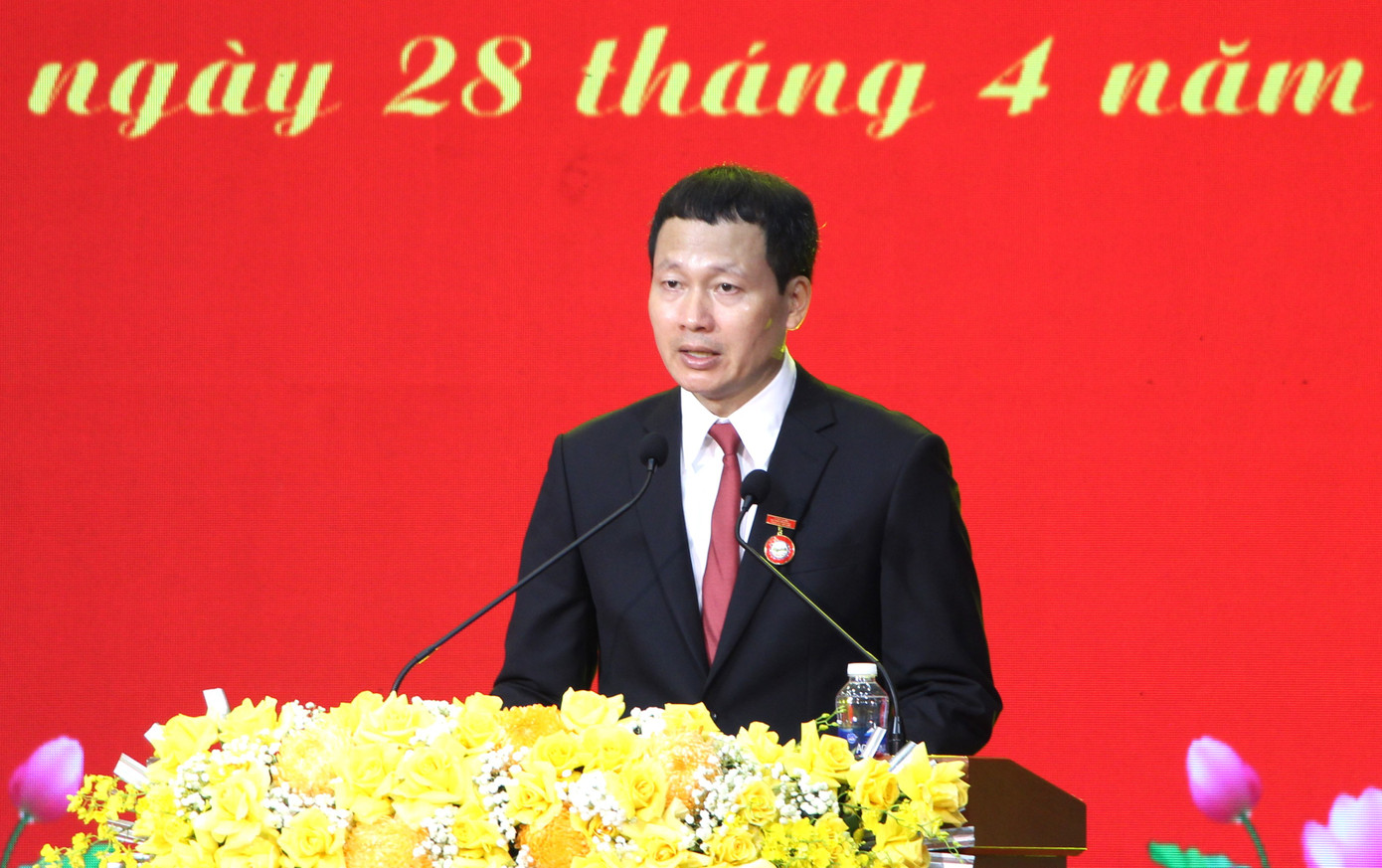 Bí thư Tỉnh ủy Đồng Nai Vũ Hồng Văn đọc diễn văn tại Lễ kỷ niệm., Bí thư Tỉnh ủy Đồng Nai Vũ Hồng Văn đọc diễn văn tại Lễ kỷ niệm.,