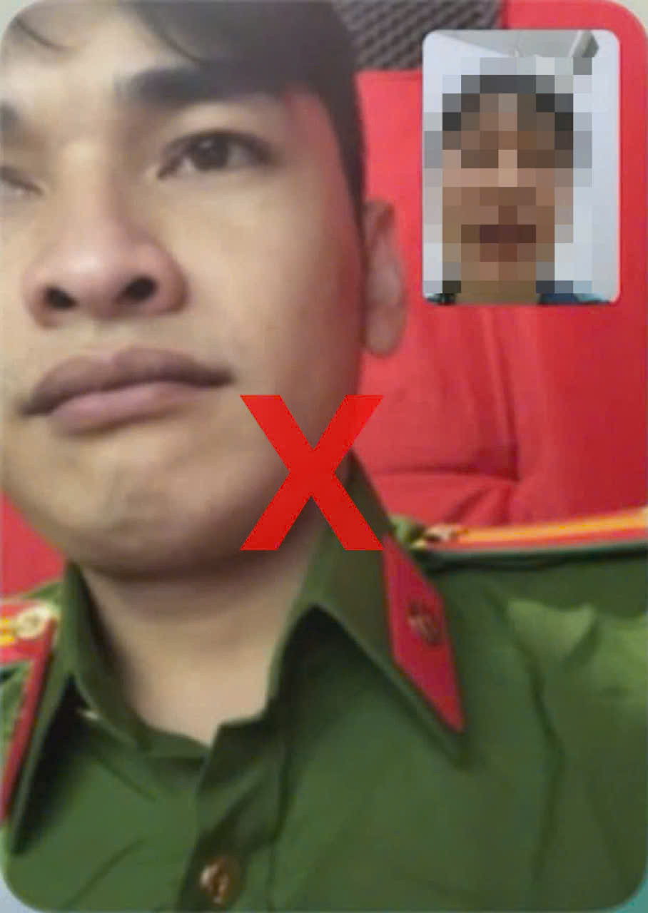 Hình ảnh các đối tượng lừa đảo tạo dựng để lừa chị M.