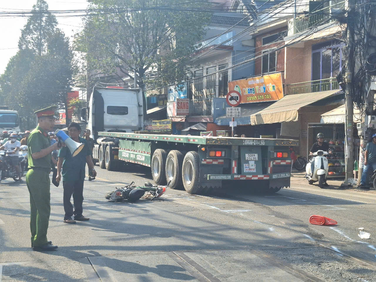 Hiện trường vụ tai nạn