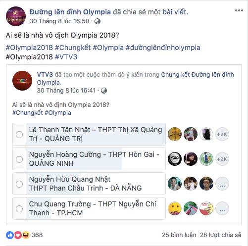 4 thí sinh tranh ngôi Vô địch Chung kết Đường lên đỉnh Olympia ảnh 6