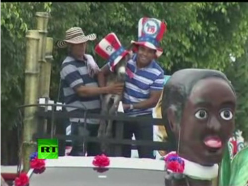 ...để mong đem lại may mắn cho ông trong cuộc tranh cử