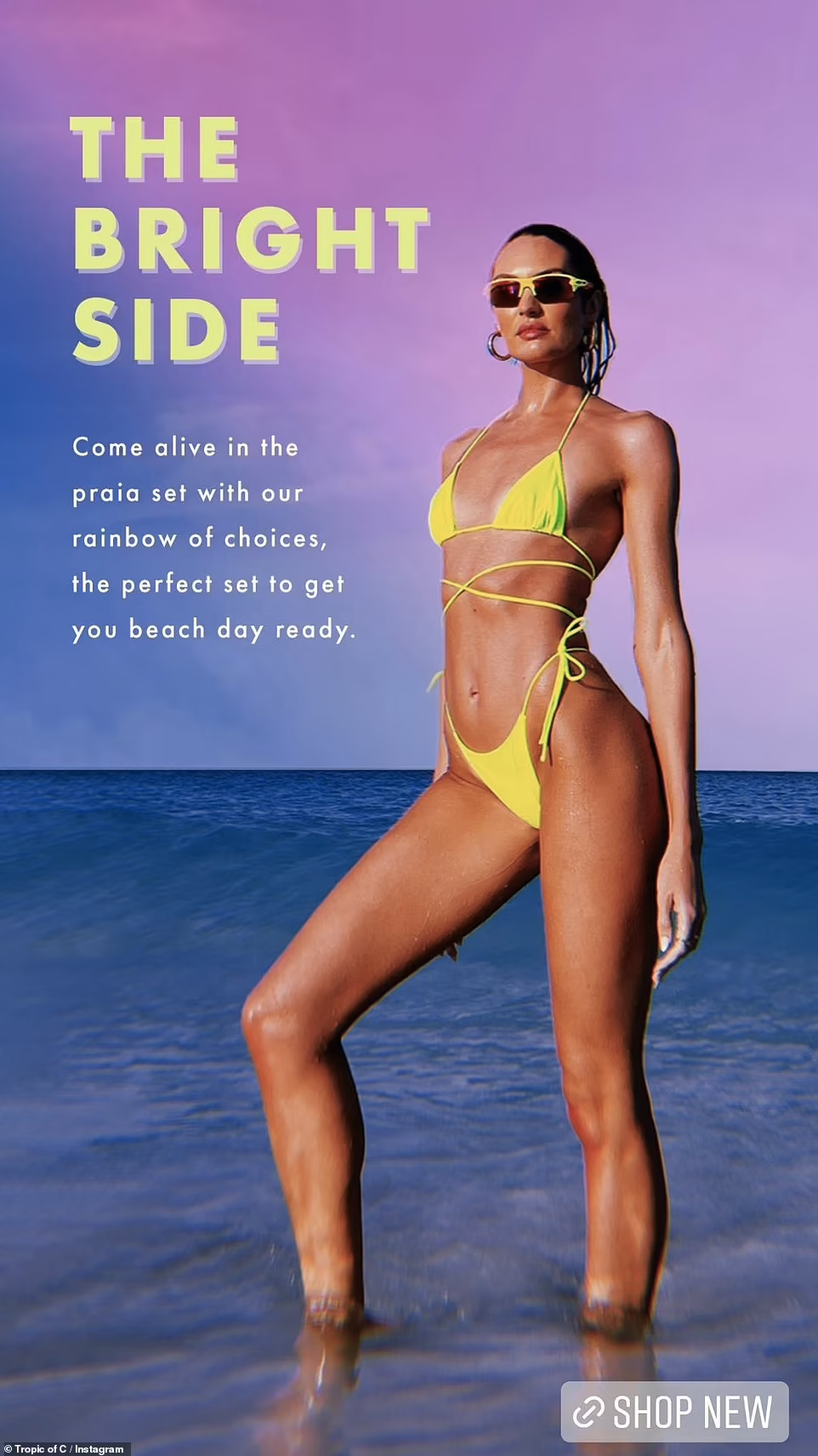 Bà chủ Candice Swanepoel cũng thường xuyên làm mẫu cho các sản phẩm áo tắm của mình. Bà chủ Candice Swanepoel cũng thường xuyên làm mẫu cho các sản phẩm áo tắm của mình.