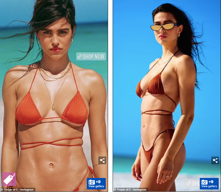 Sau bộ áo tắm màu cam gây "sốt" hồi tuần trước (ảnh)...