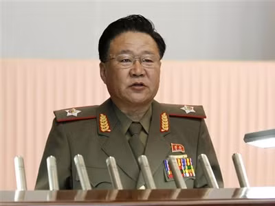 Ông Choe Ryong-hae phát biểu trong cuộc họp mới đây tại Bình Nhưỡng. ẢNH: AP