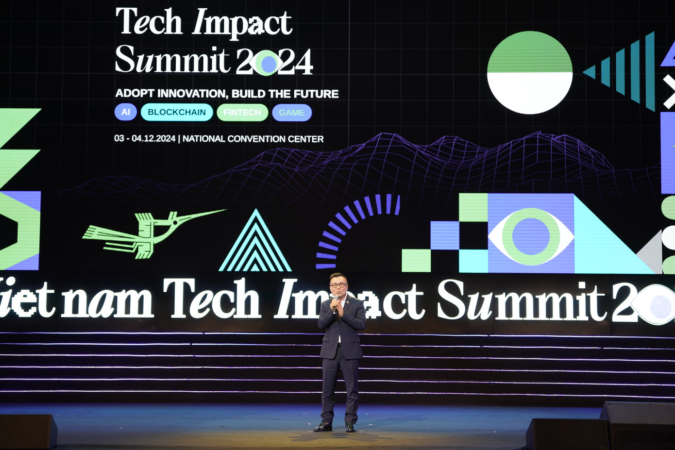Chủ tịch CTCP Chứng khoán SSI phát biểu khai mạc sự kiện Vietnam Tech Impact Summit 2024