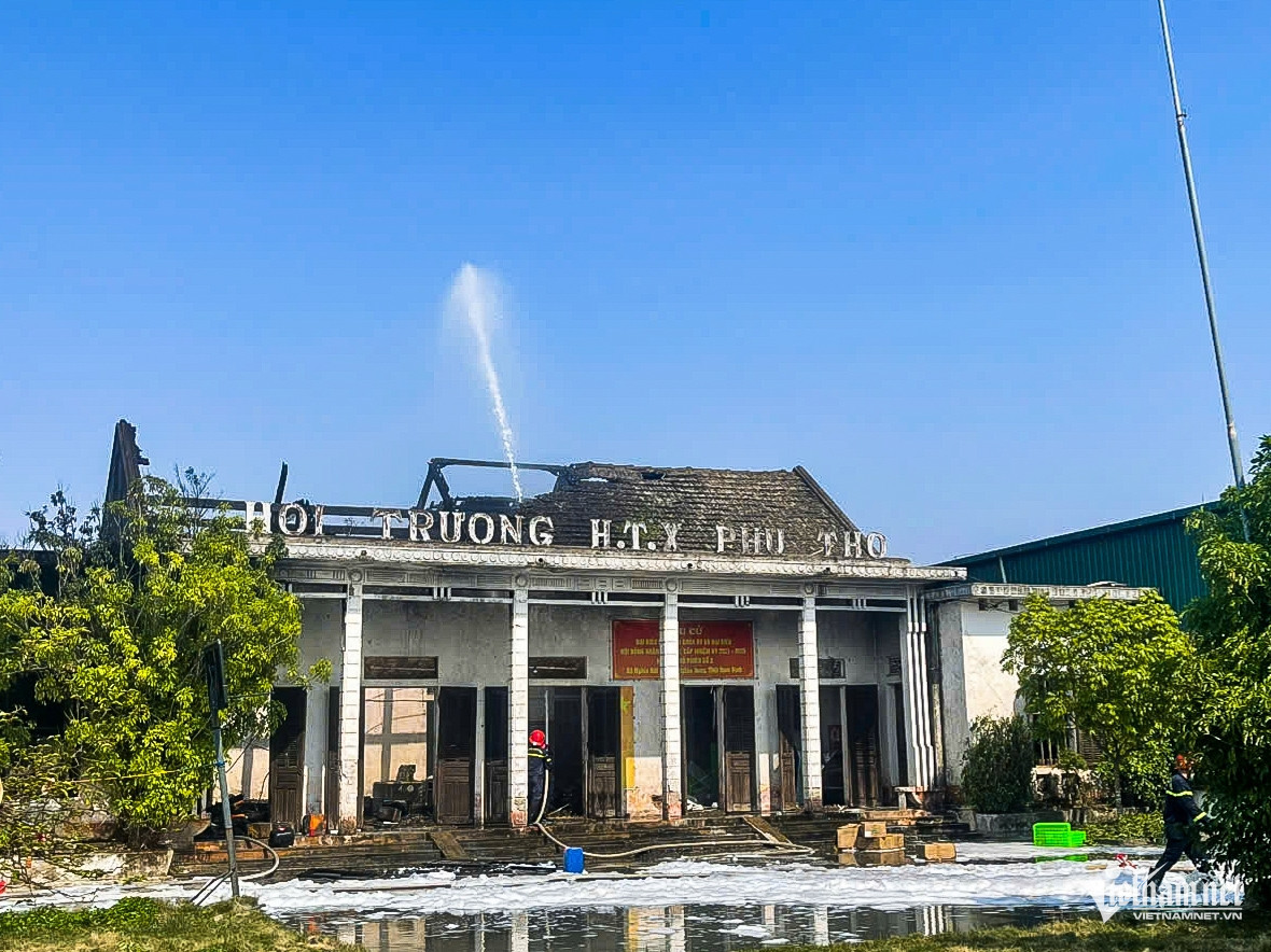 Hiện trường vụ cháy.