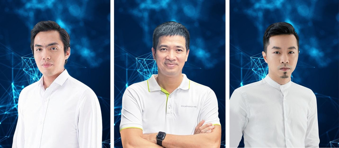 Từ trái qua phải: Ông Huy Nguyễn - Ông Phan Đức Trung - Ông Trí Phạm