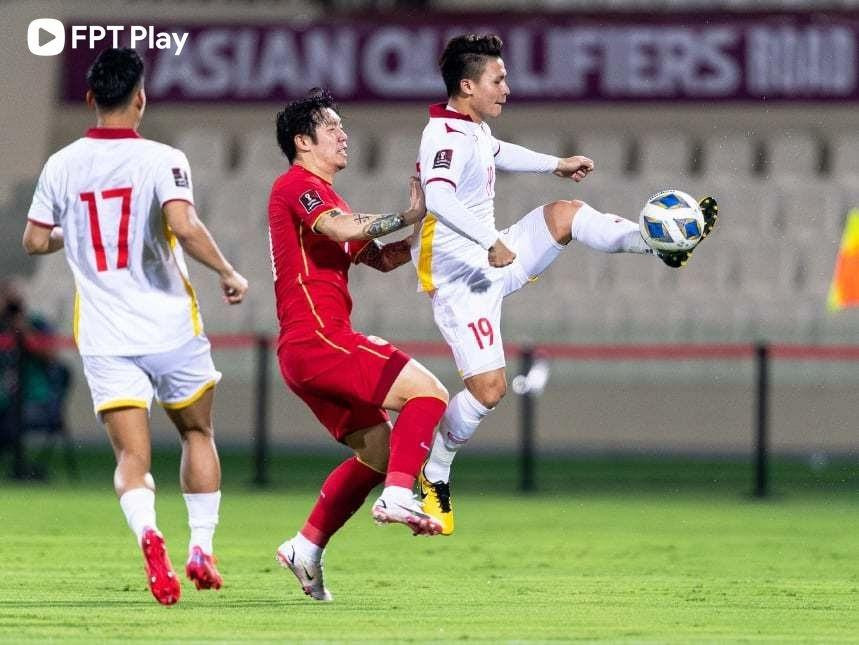 ĐT Việt Nam đã chơi tốt trước ĐT Trung Quốc (Nguồn: AFC)