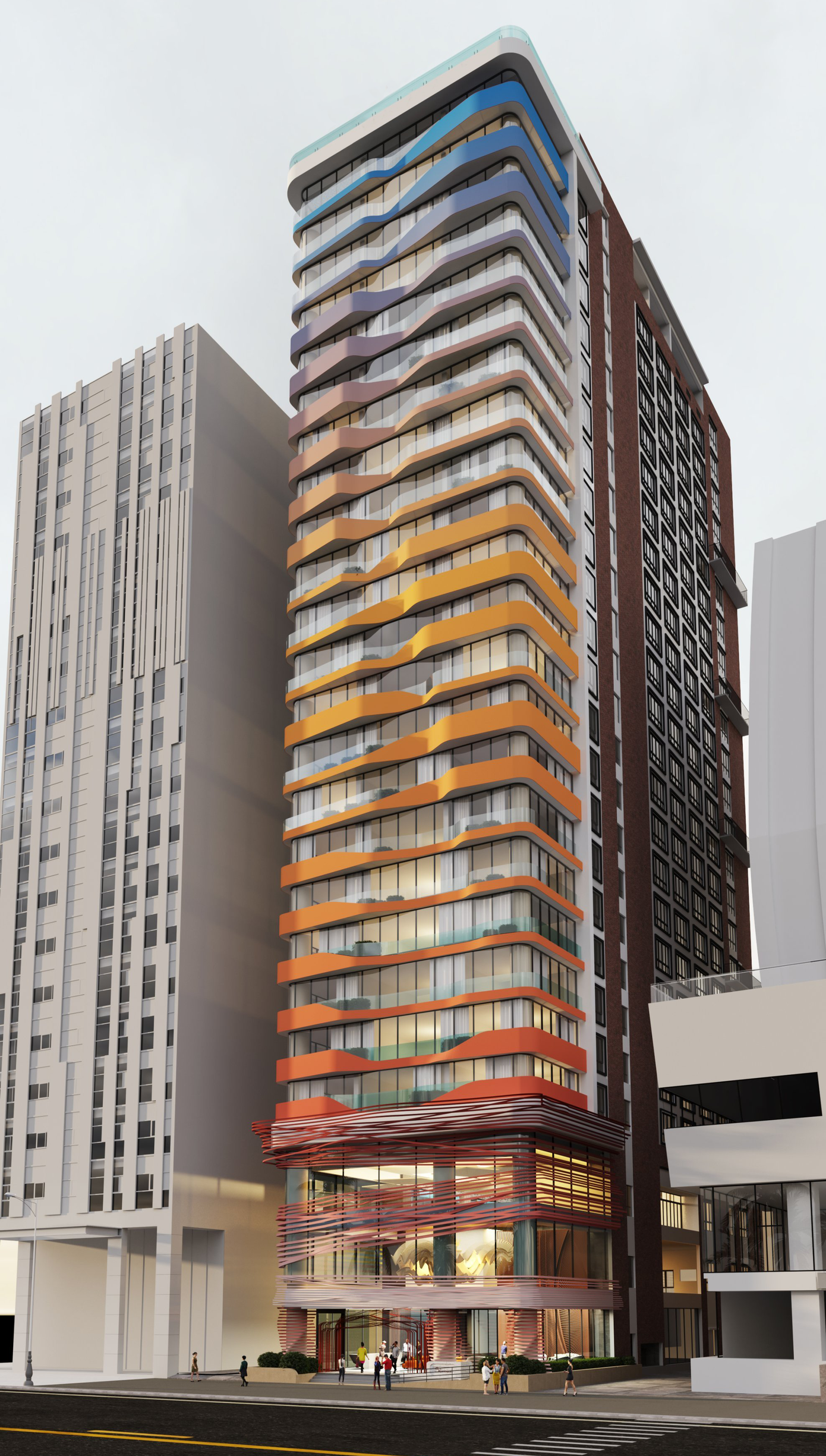 Các dự án nghỉ dưỡng tại các bãi biển đẹp sẽ là điểm đến được nhiều du khách quan tâm. (Ảnh: Phối cảnh dự án Lyf Đà Nẵng City tại khu “đất vàng” biển Mỹ Khê đang triển khai xây dựng) Các dự án nghỉ dưỡng tại các bãi biển đẹp sẽ là điểm đến được nhiều du khách quan tâm. (Ảnh: Phối cảnh dự án Lyf Đà Nẵng City tại khu “đất vàng” biển Mỹ Khê đang triển khai xây dựng)