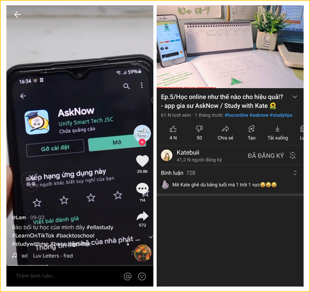 AskNow là ứng dụng gia sư được nhiều bạn trẻ nổi tiếng trong độ tuổi học sinh tin tưởng và sử dụng hằng ngày. AskNow là ứng dụng gia sư được nhiều bạn trẻ nổi tiếng trong độ tuổi học sinh tin tưởng và sử dụng hằng ngày.