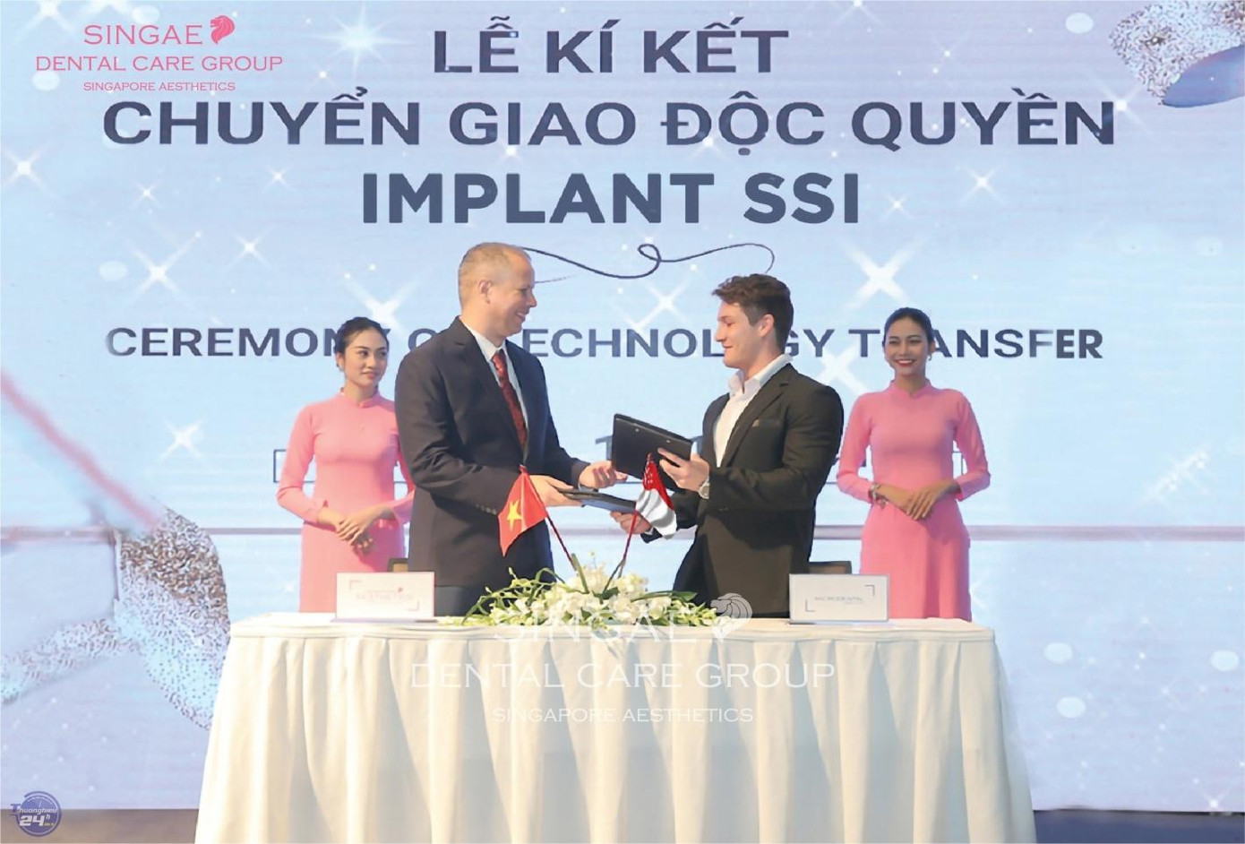 Lễ ký kết chuyển giao độc quyền công nghệ cấy ghép Implant