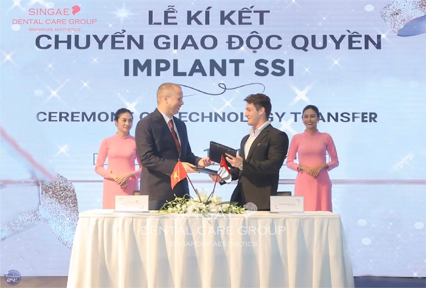 Lễ ký kết chuyển giao độc quyền công nghệ cấy ghép Implant