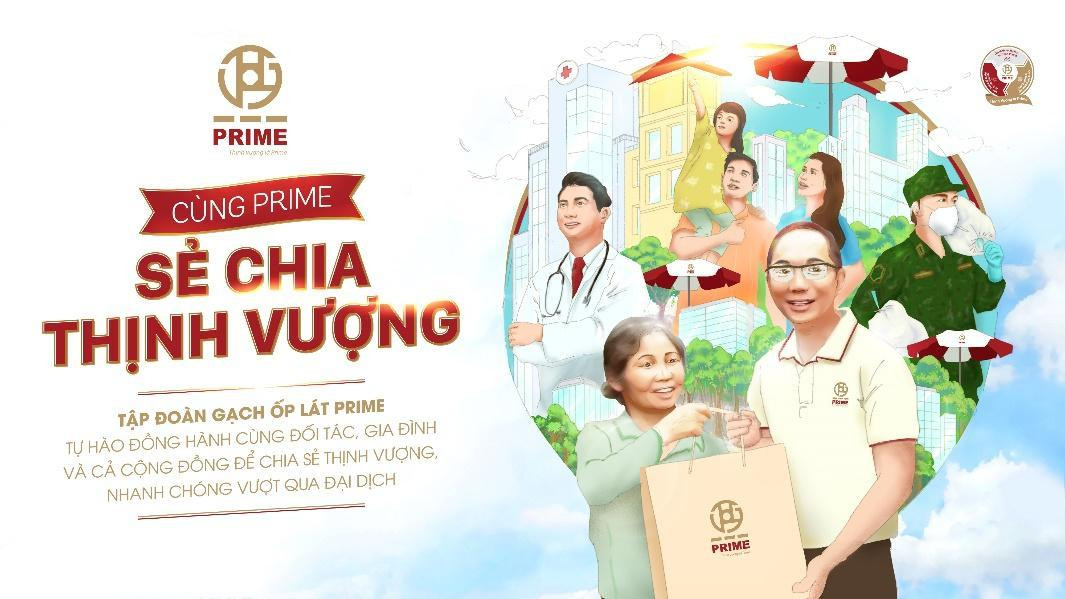 “Cùng PRIME Sẻ Chia Thịnh Vượng” là dự án trách nhiệm xã hội tiêu biểu của PRIME nhằm hỗ trợ cộng đồng trong cuộc chiến chống COVID-19.