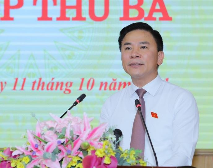 Bí thư Tỉnh ủy Thanh Hóa Đỗ Trọng Hưng phát biểu tại kỳ họp Bí thư Tỉnh ủy Thanh Hóa Đỗ Trọng Hưng phát biểu tại kỳ họp