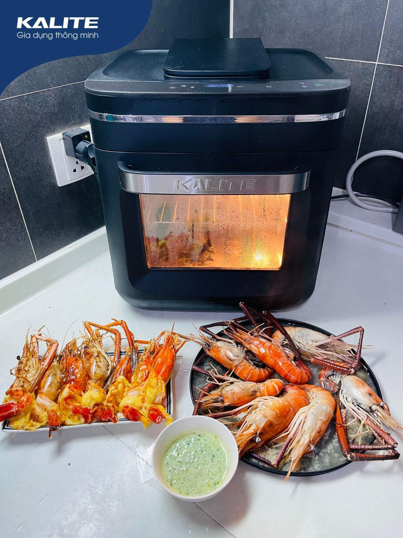 Nấu nhanh, sáng tạo nhiều món ngon cùng nồi chiên hơi nước Kalite