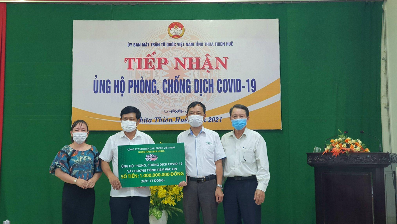 Huda hỗ trợ 1 tỷ đồng nhằm tăng cường công tác phòng, chống dịch COVID-19 tại Thừa Thiên Huế Huda hỗ trợ 1 tỷ đồng nhằm tăng cường công tác phòng, chống dịch COVID-19 tại Thừa Thiên Huế