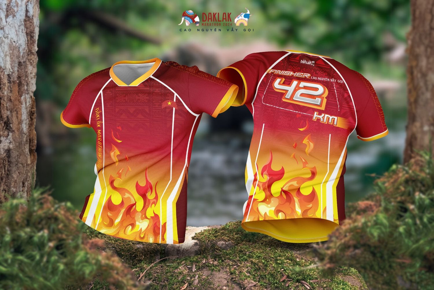 Mẫu áo thi đấu giải Đắk Lắk Marathon 2024 Mẫu áo thi đấu giải Đắk Lắk Marathon 2024