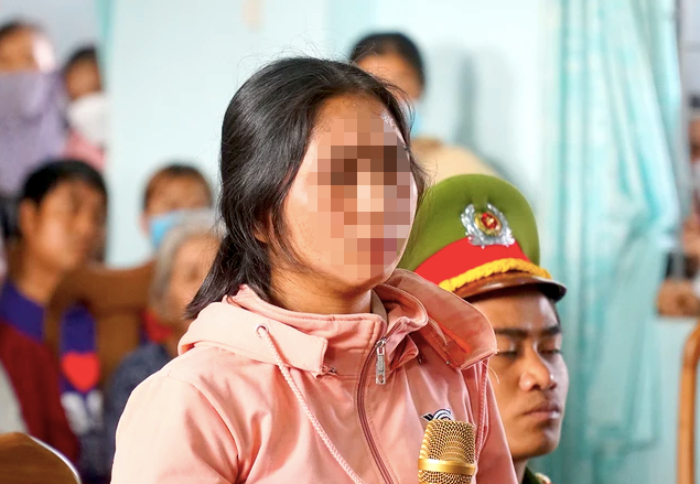 Bị cáo R.M.P tại phiên toà